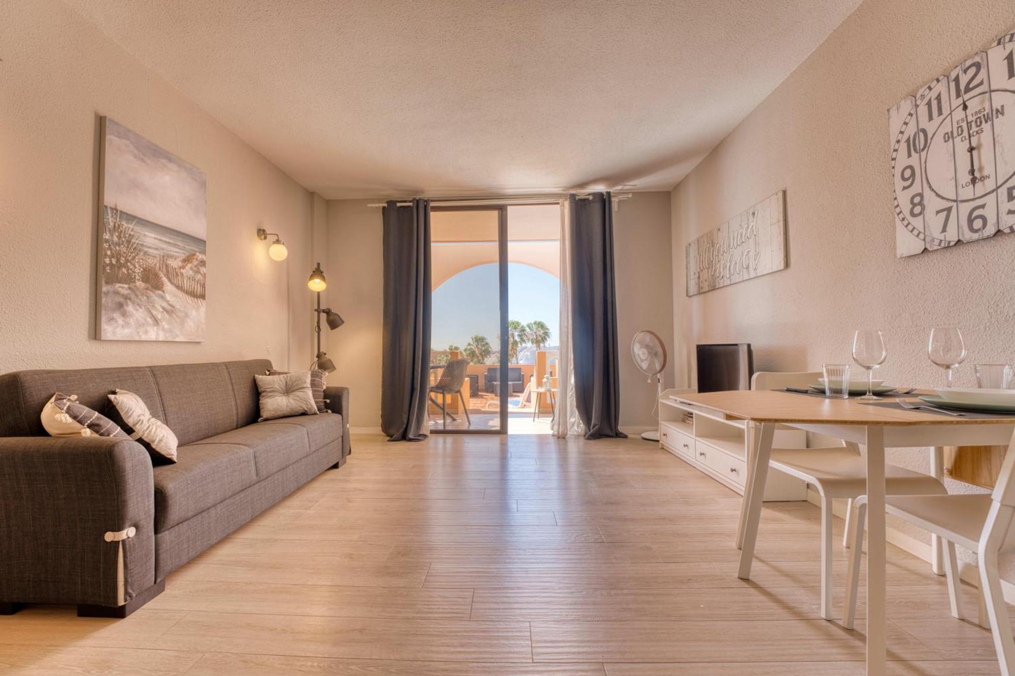 Estudio Con Terraza Y Vistas Espectaculares Ov302 Адехе Экстерьер фото