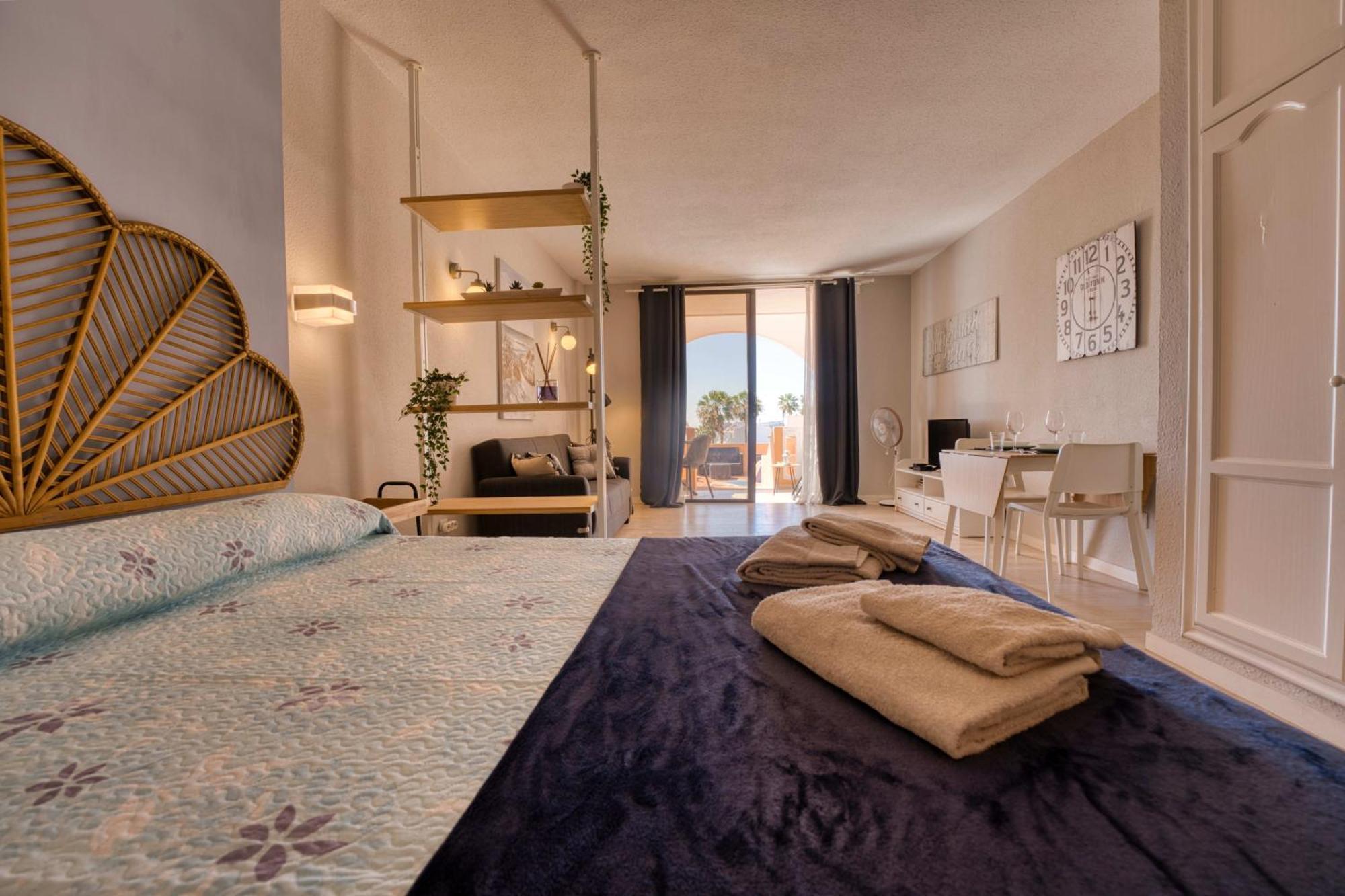 Estudio Con Terraza Y Vistas Espectaculares Ov302 Адехе Экстерьер фото